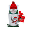 Kerstmok met ski's - diverse varianten