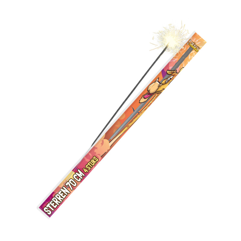 Sterretjes - 70  cm - set van 4