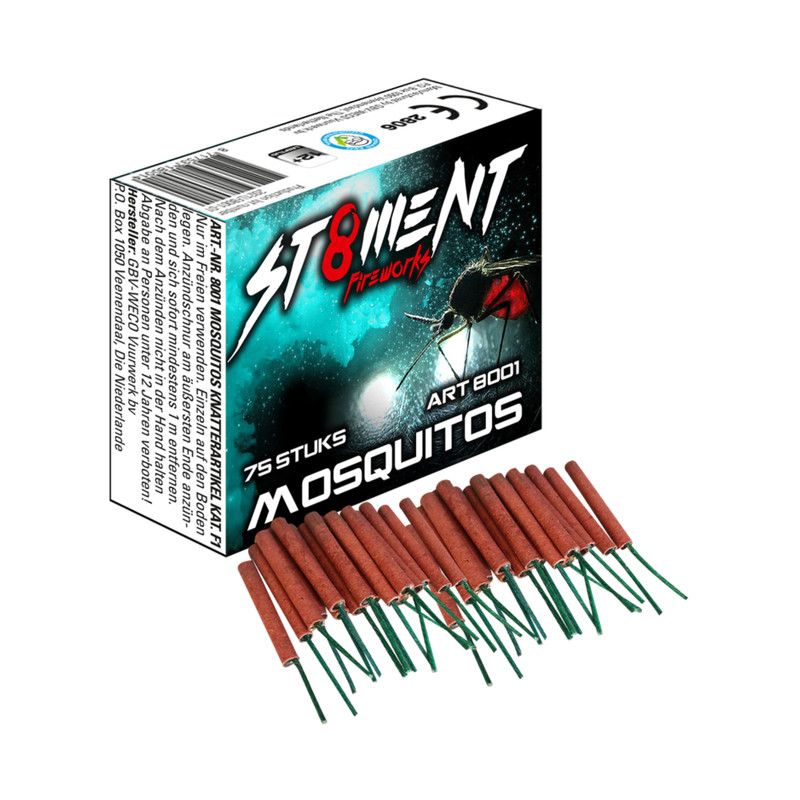 Mosquitos vuurwerk - set van 75