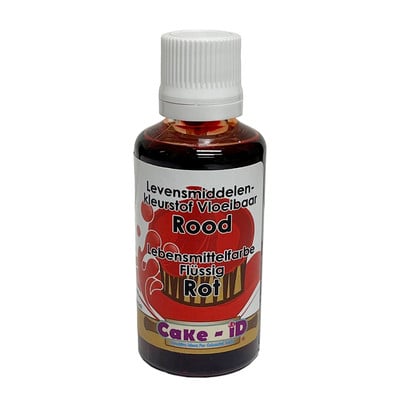Vloeibare kleurstof - rood - 50 ml