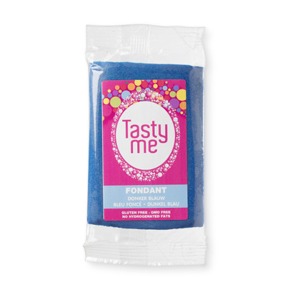Tasty Me rolfondant - donkerblauw - 200 gram