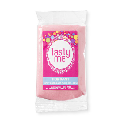 Tasty Me rolfondant - lichtroze - 200 gram