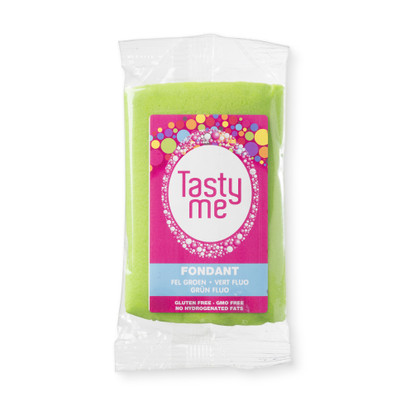 Tasty Me rolfondant - groen - 200 gram