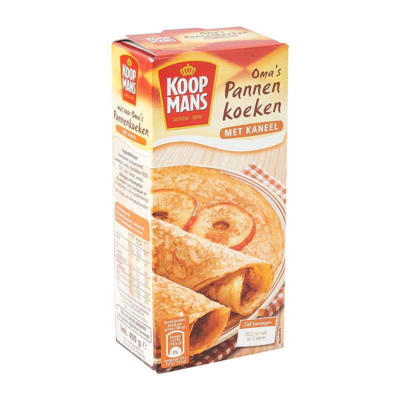 Koopmans pannenkoekenmix – kaneel – 400 g 