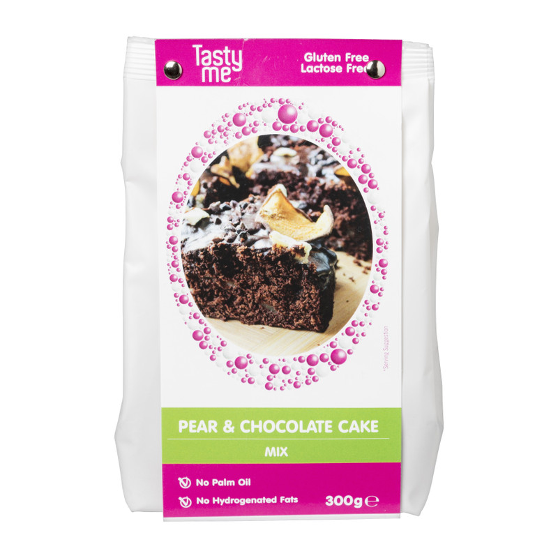 Pear chocolate cake - gluten en lactose vrij - 300 gram