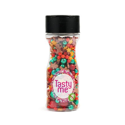 Tasty Me sprinkles - x-mas - 80 g 