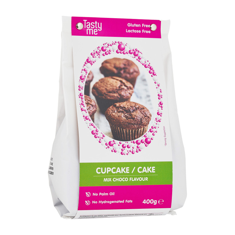 Choco cupcake - glutenvrij en lactosevrij - 400 gram