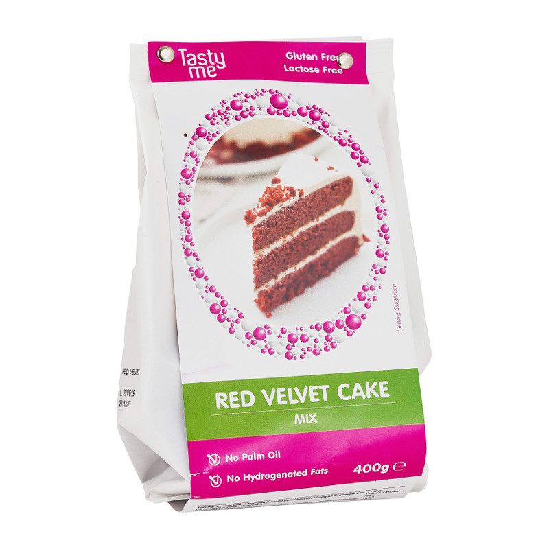 Red velvet cake - glutenvrij en lactosevrij - 400 gram
