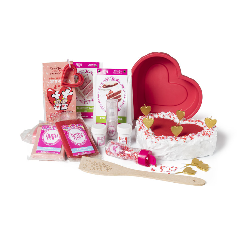 Tasty me red velvet cake - glutenvrij en lactosevrij - 400 gram
