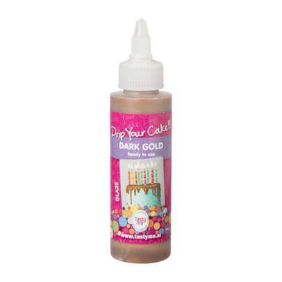 Tasty Me drip your cake - goud - 125 gram