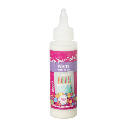 Tasty Me drip your cake - wit - 125 gram