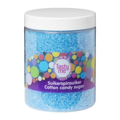 Tasty Me suikerspinsuiker - bosbes/blauw - 250 gram 