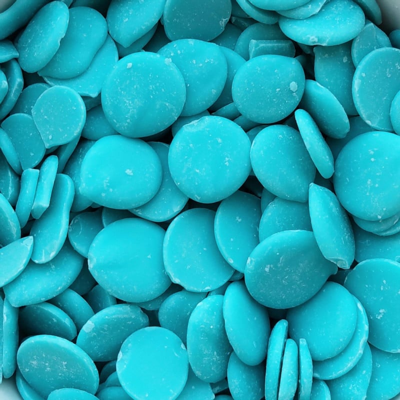 Tasty Me candy drops smeltchocolade - blauw - 300 gram 