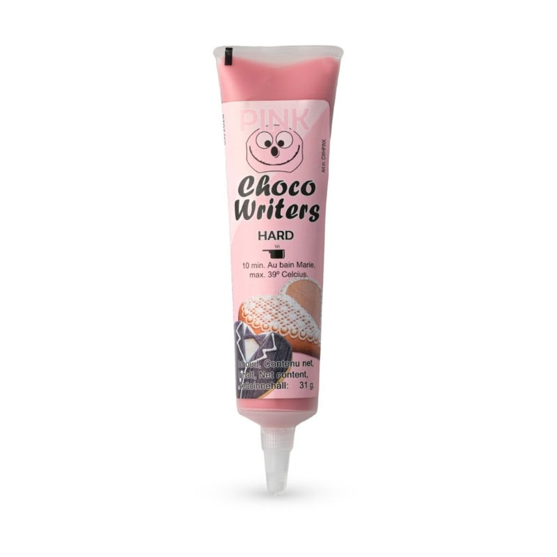 Tasty Me choco schrijftube - roze - 31 gram 