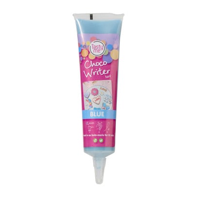Tasty Me choco schrijftube - blauw - 31 gram 