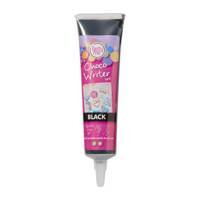 Tasty Me choco schrijftube - zwart - 31 gram 