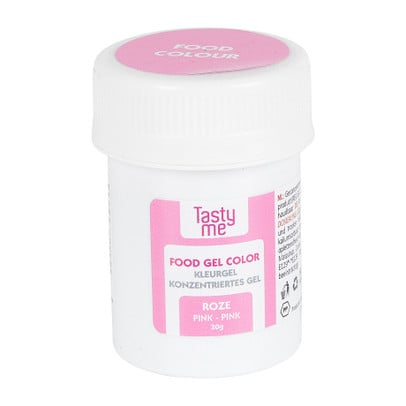 Tasty Me kleurgel - roze - 30 gram