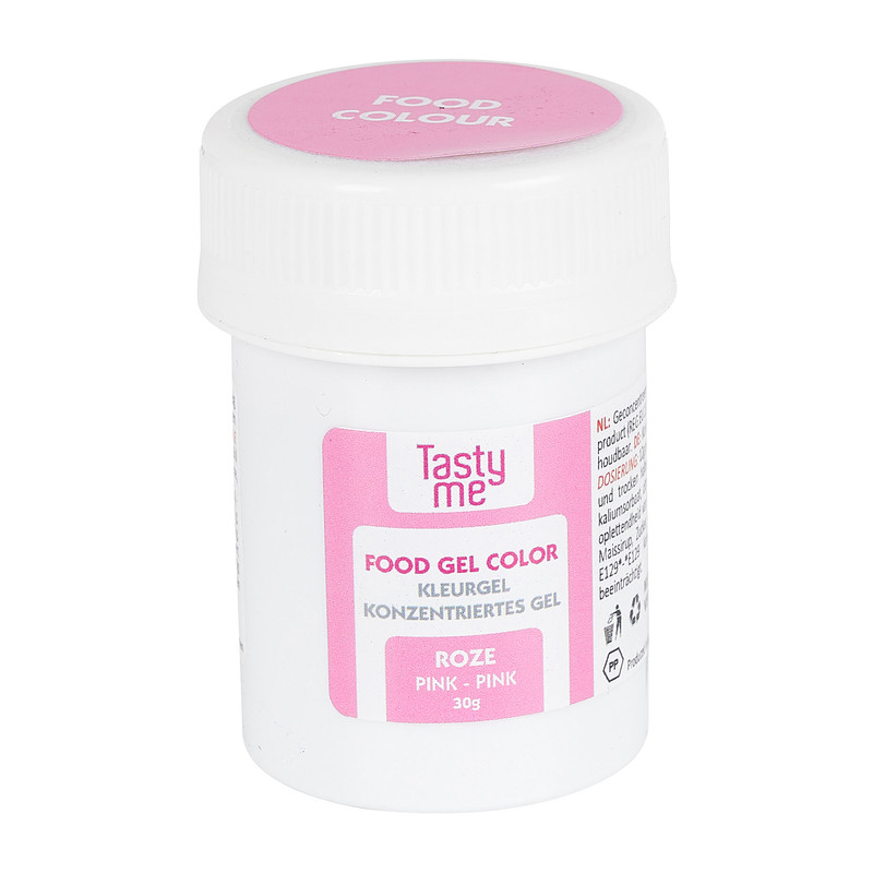Tasty Me kleurgel - roze - 30 g