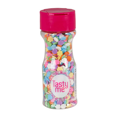 Tasty Me suikerfiguur bloemetjes - multikleur - 55 gram