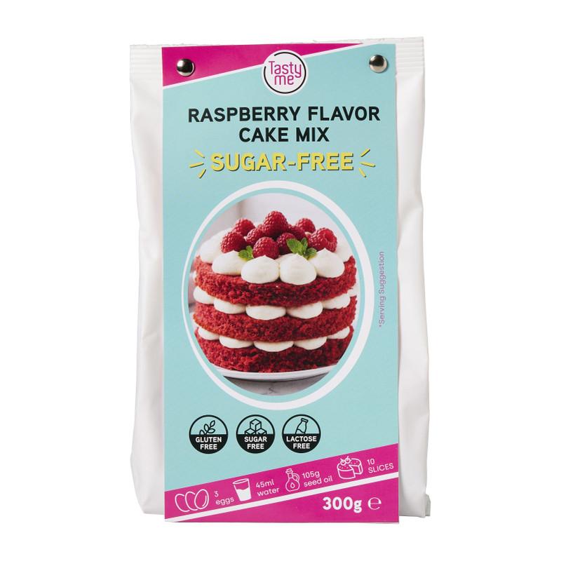 Framboos cakemix suikervrij