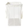 Opbergmand met handvatten - wit - 53x46x33 cm