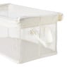 Opbergmand met handvatten - wit - 25x44x20 cm