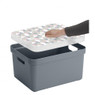 Sunware opbergbox Sigma home - 32 liter - blauwgrijs