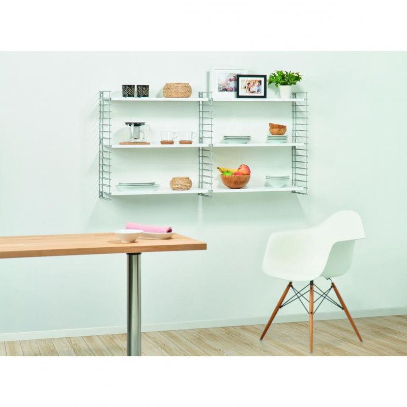 Tomado boekenrek - 3 etages - frost/wit