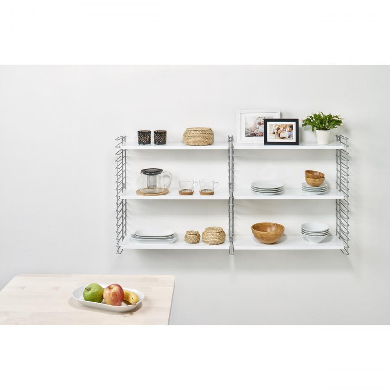 Tomado boekenrek - 3 etages - frost/wit