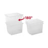 Iris stapelboxen - set van 6 - 10 liter 
