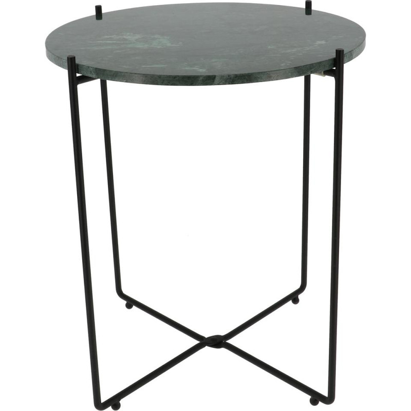 Compactor bijzettafel Agnetta - groen - 41x47.5 cm