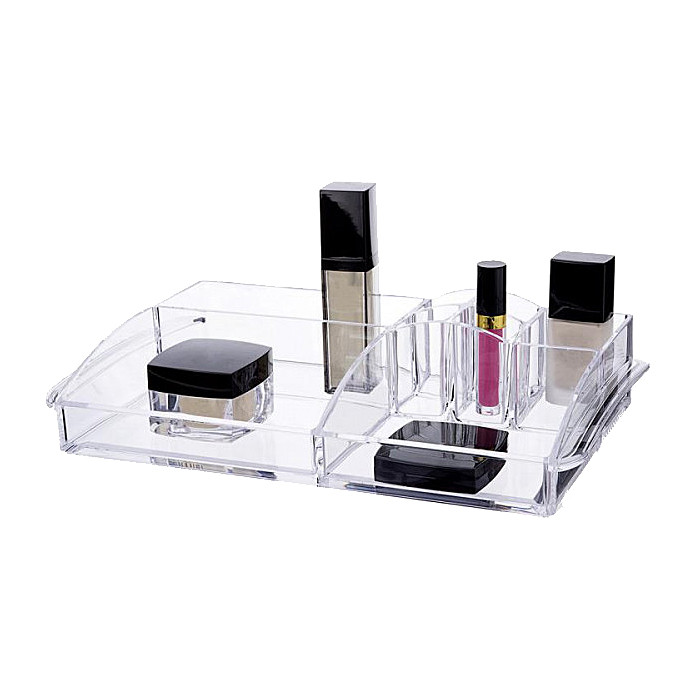 Compactor cosmetica opbergdoos - 8 compartimenten