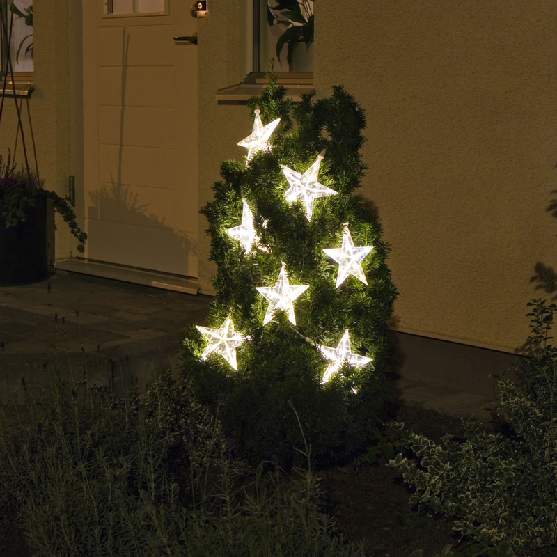 LED sterren slinger -  116 cm 