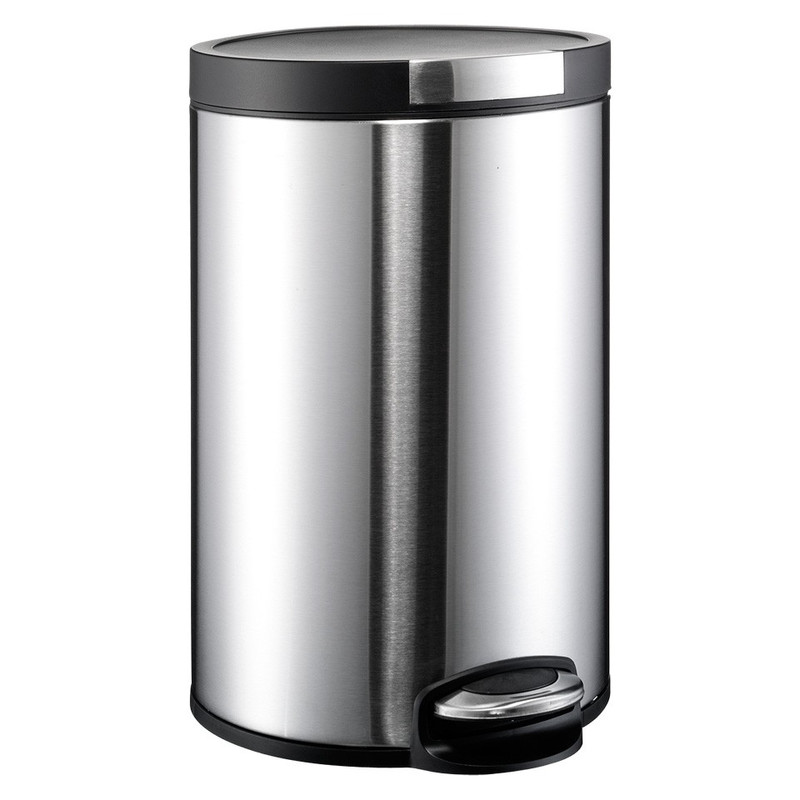 EKO pedaalemmer artistic - 12 liter - RVS mat