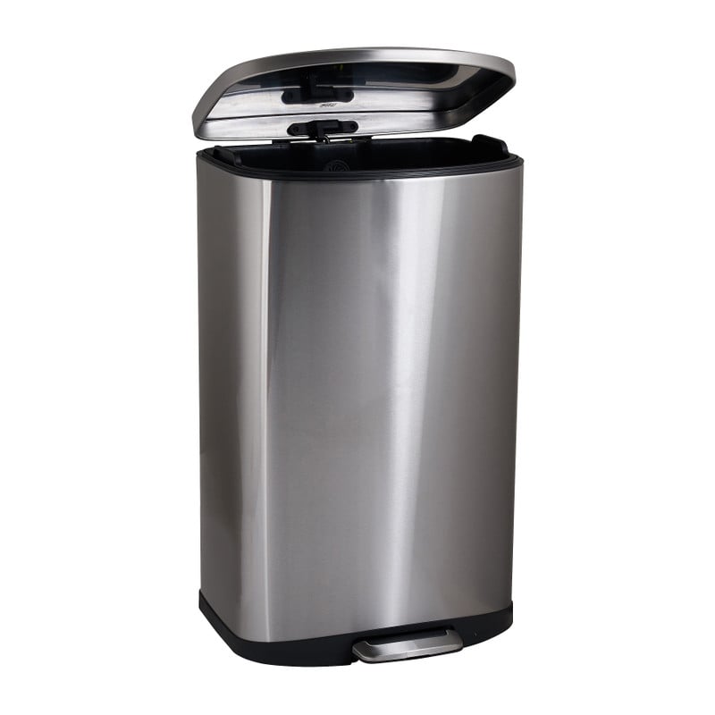 EKO pedaalemmer Della - 50 liter - RVS mat