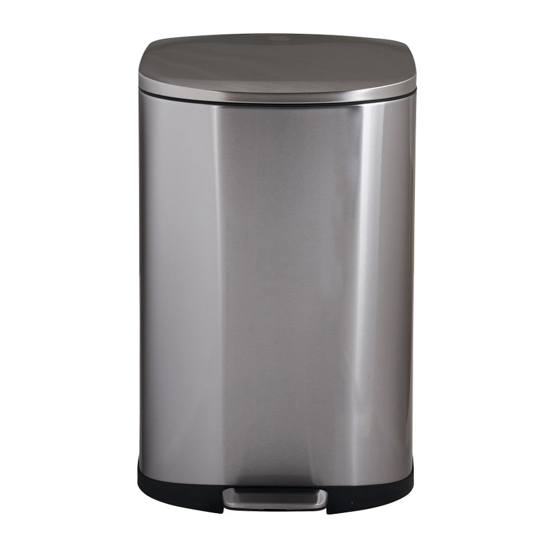 EKO pedaalemmer Della - 50 liter - RVS mat