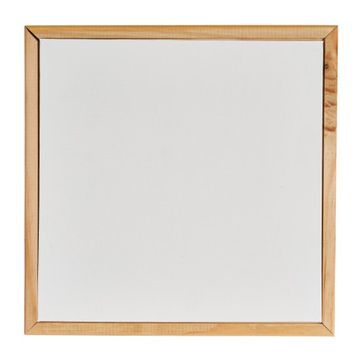 Contour goud Voorvoegsel Canvas in houten lijst - 30x30 cm | Xenos