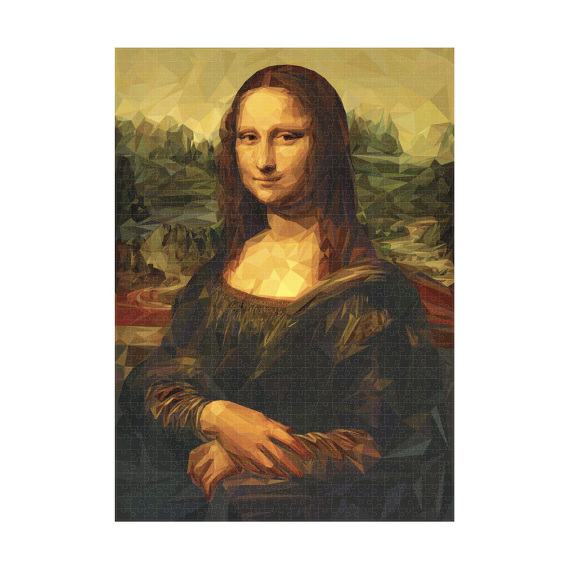 Puzzel mona lisa - 1000 stukjes - 50x70 cm 