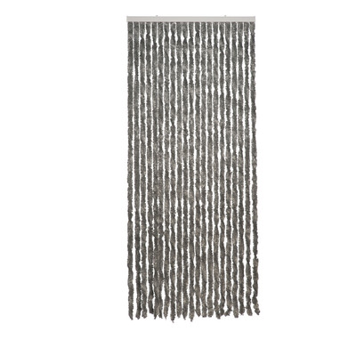 patroon vochtigheid Gymnastiek 2LIF deurgordijn kattenstaart - grijs - 93x210 cm | Xenos