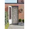 2LIF deurgordijn kattenstaart - grijs - 93x210 cm