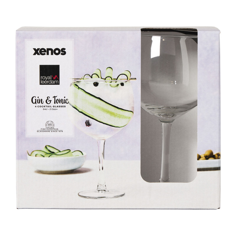 Royal Leerdam gin tonic glazen - ml - set van 4