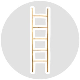 Decoratie ladders