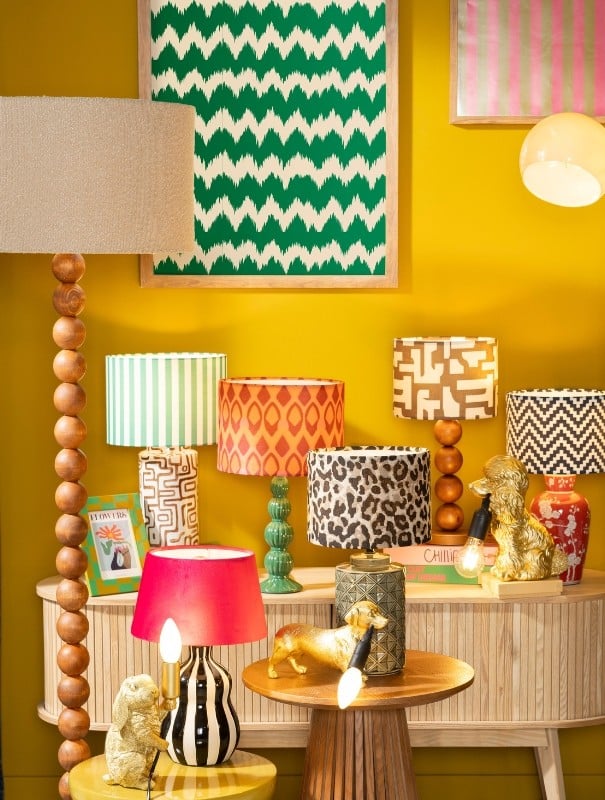 Clashing colours lampjes