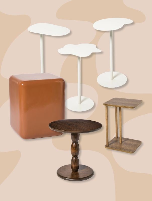 Calm chocolate bijzettafels