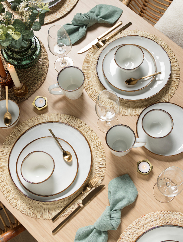 Waanzinnig wit Toscane servies