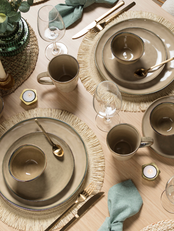 Beige Toscane servies