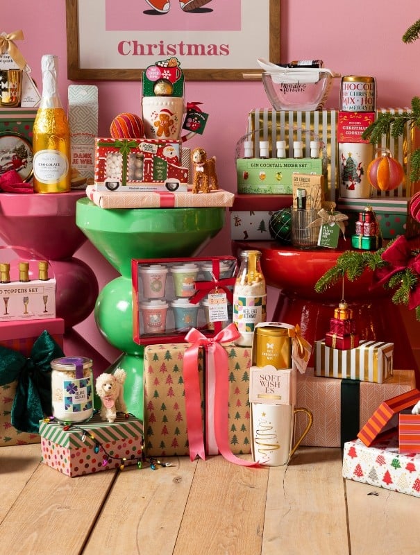 Feestelijke cadeauhoek