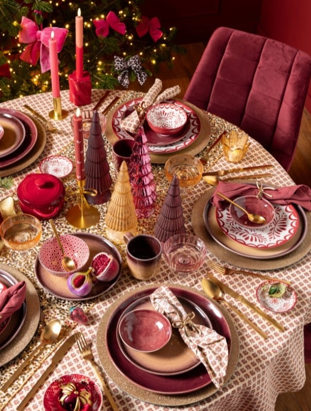 Comfort red kersttafel