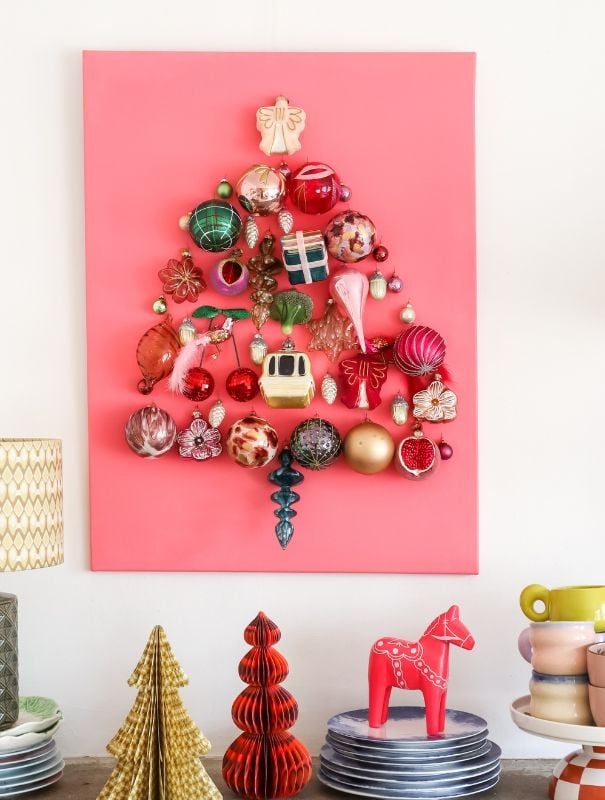 DIY funky kersthangers