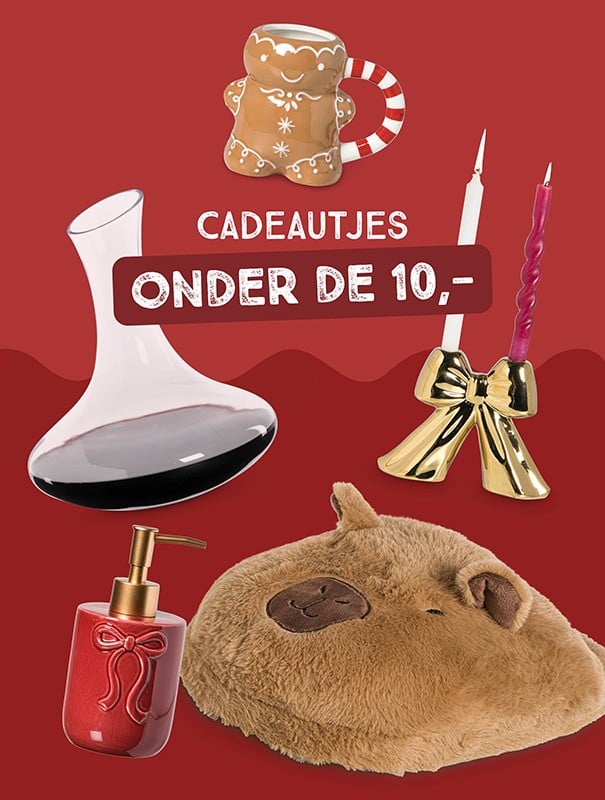 Cadeautjes onder de 10 euro kerst